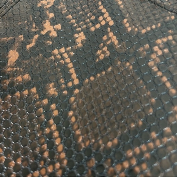 Anne Klein Large Faux Leather Snakeskin Python Tote Bag & Wrislet Animal Print - Picture 8 of 17